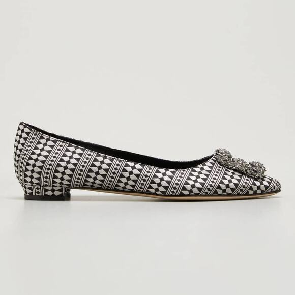 Manolo Blahnik Hangisi Flats - Picture 1 of 14